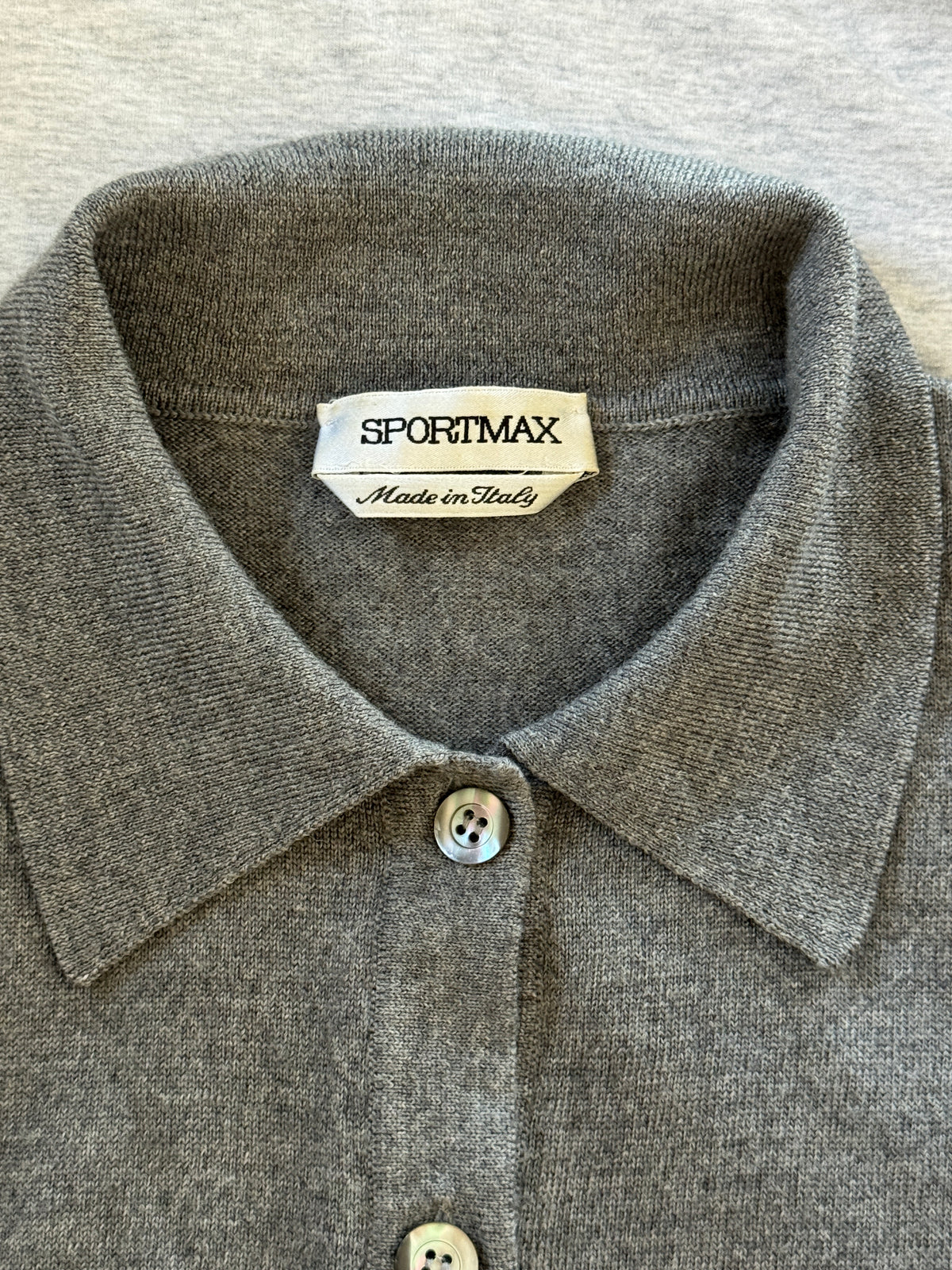Sportmax Pointed Collar Cardigan