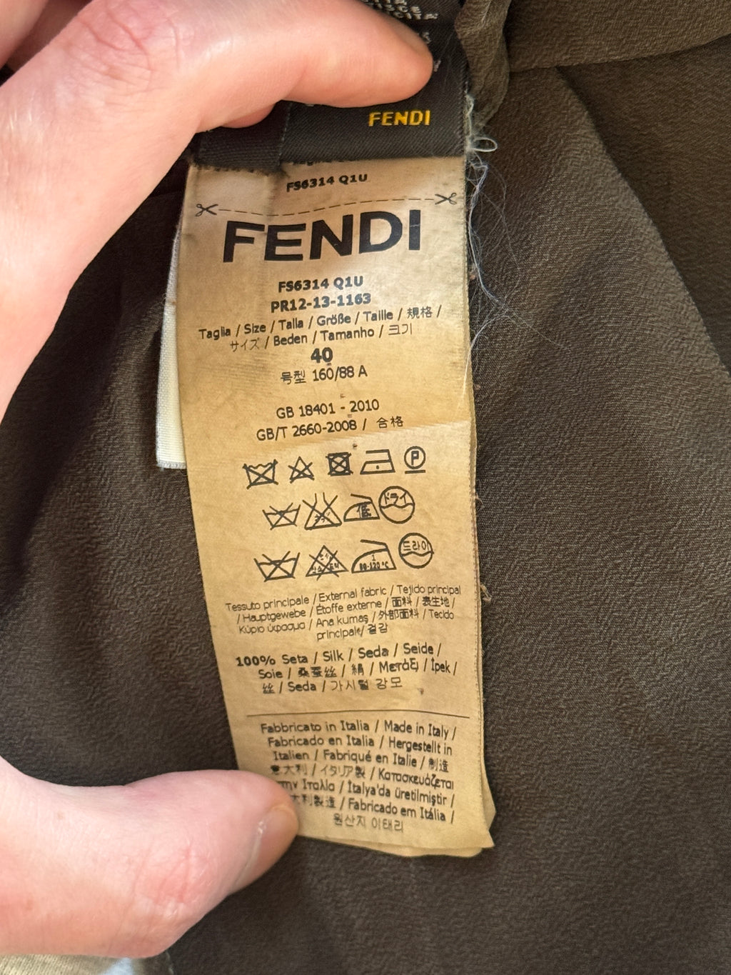 Fendi Silk Shirt