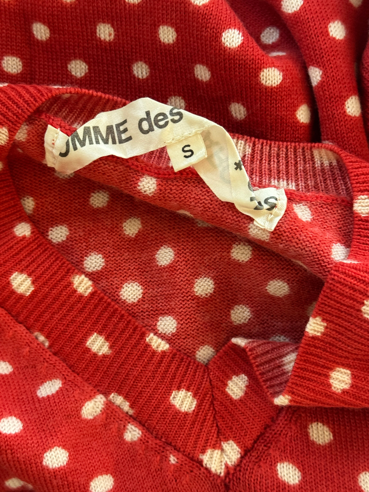 Comme des Garçons 2005 Polka Dot Sweater