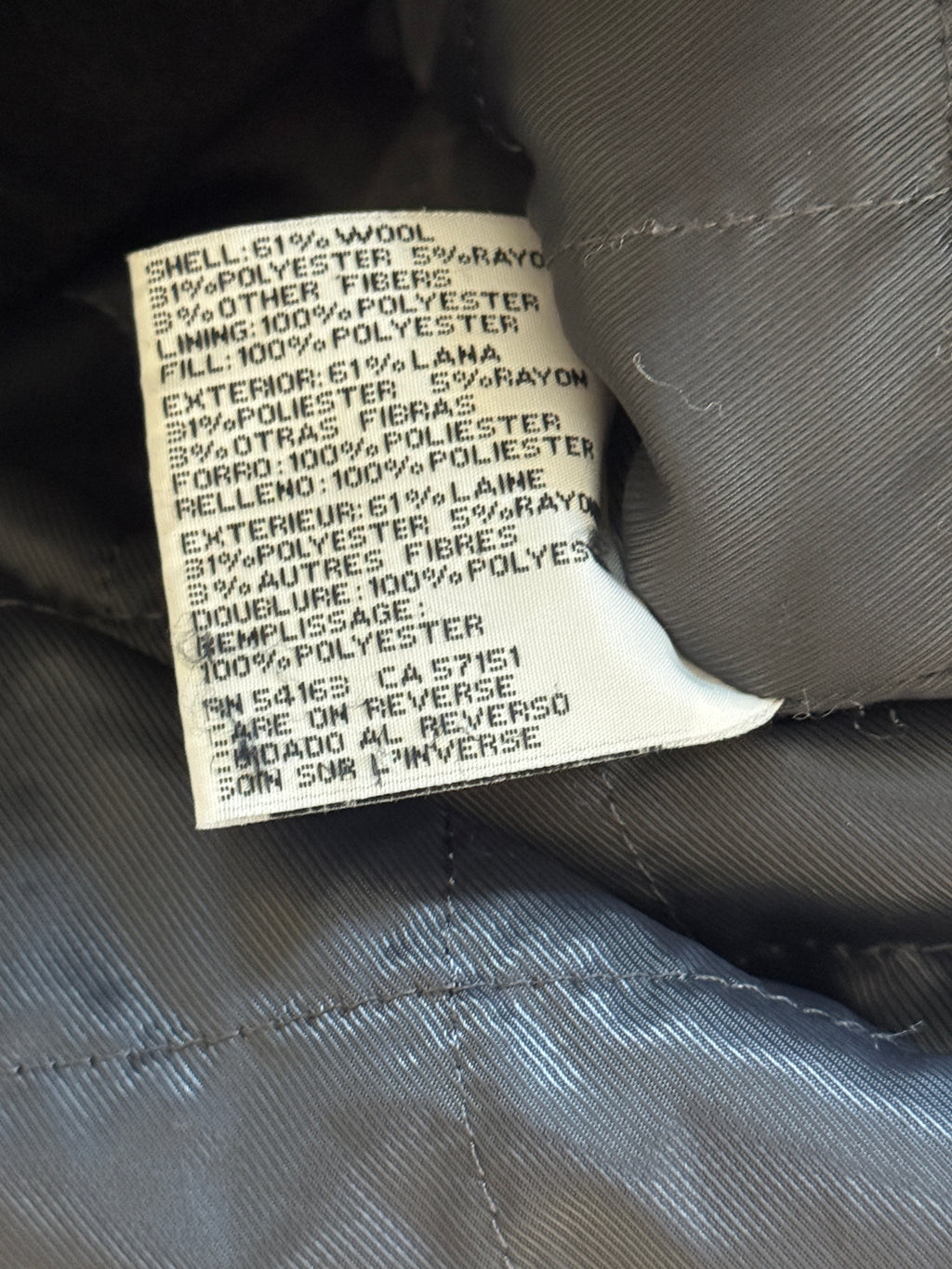 Kenneth Cole Oversized Pea Coat