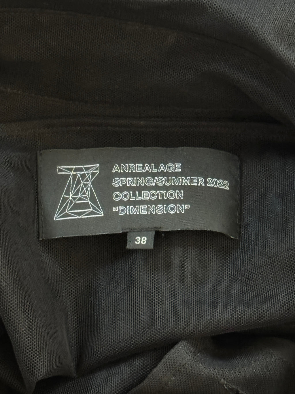 Anrealage S/S2022 “Dimension Tulle Trench Coat