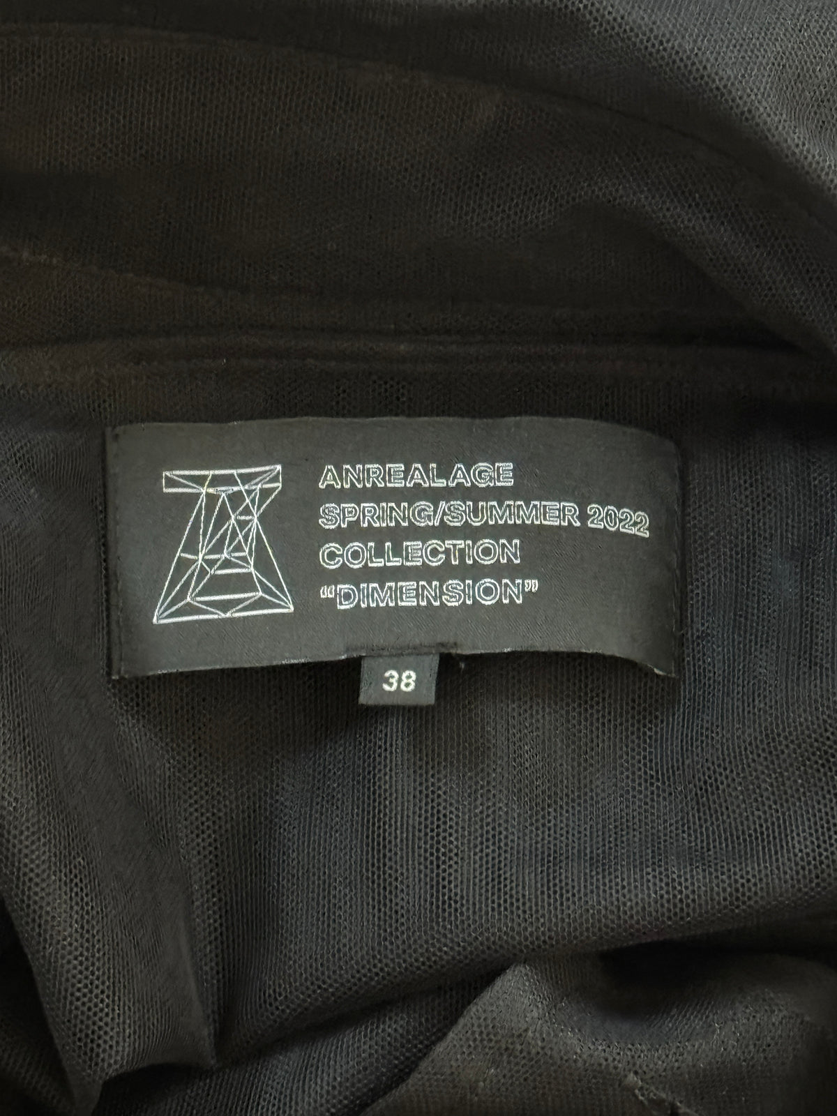 Anrealage S/S2022 “Dimension Tulle Trench Coat
