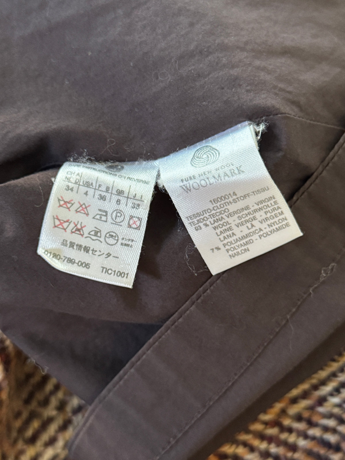 Sportmax Tweed Cape Pea Coat