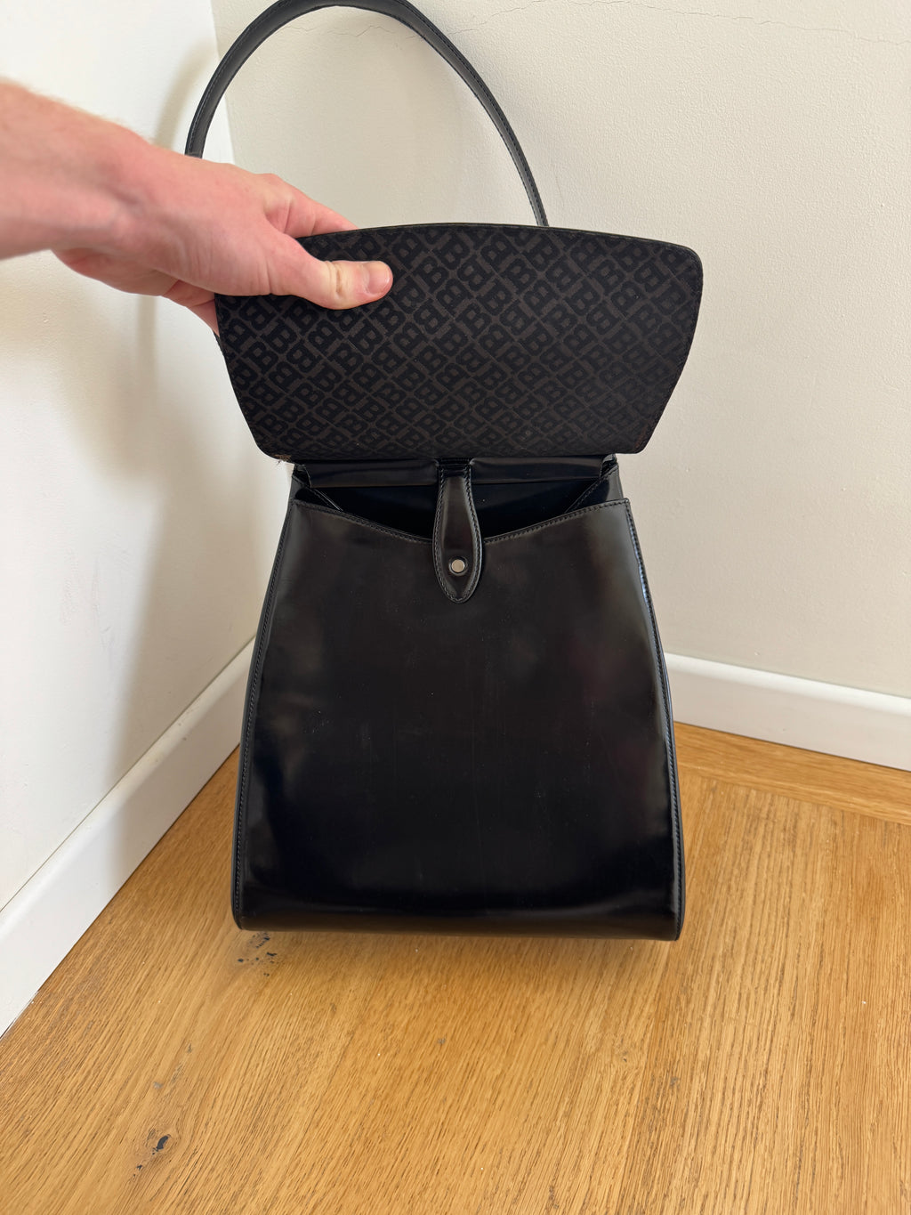 Bally Patent Leather Shoulder Bag