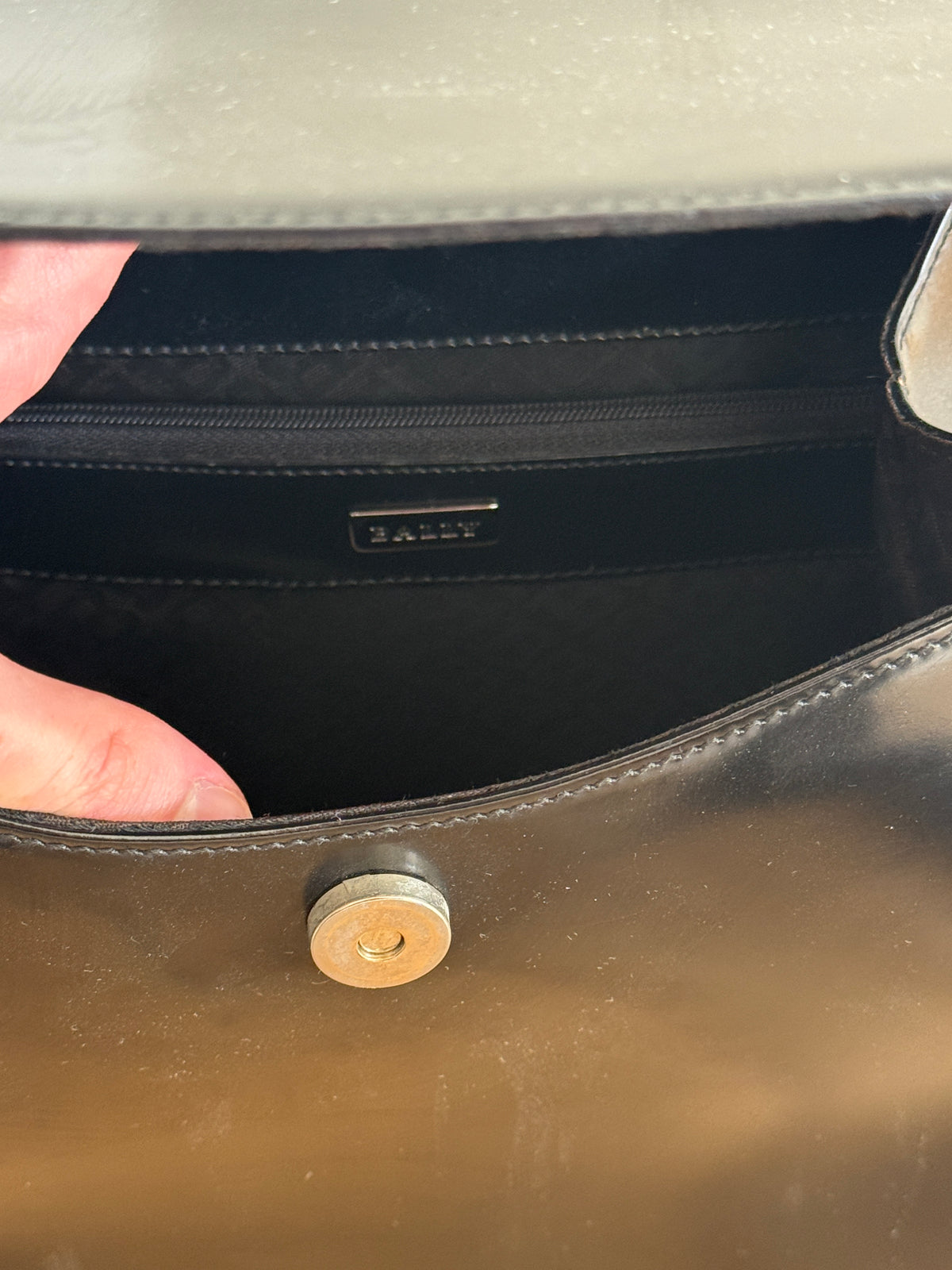 Bally Patent Leather Shoulder Bag