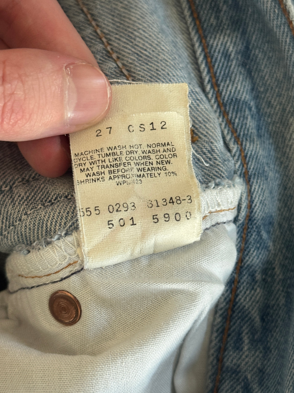 Levi’s 1993 Ripped Jeans