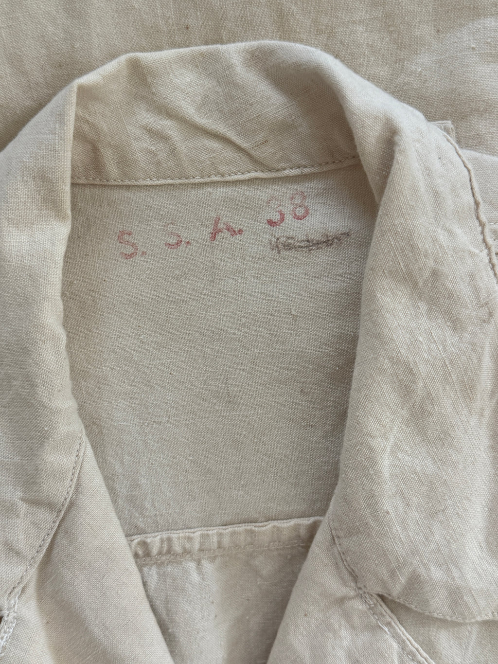 40’s French Army Hospital Trench Coat Exact Replica By 35Summers