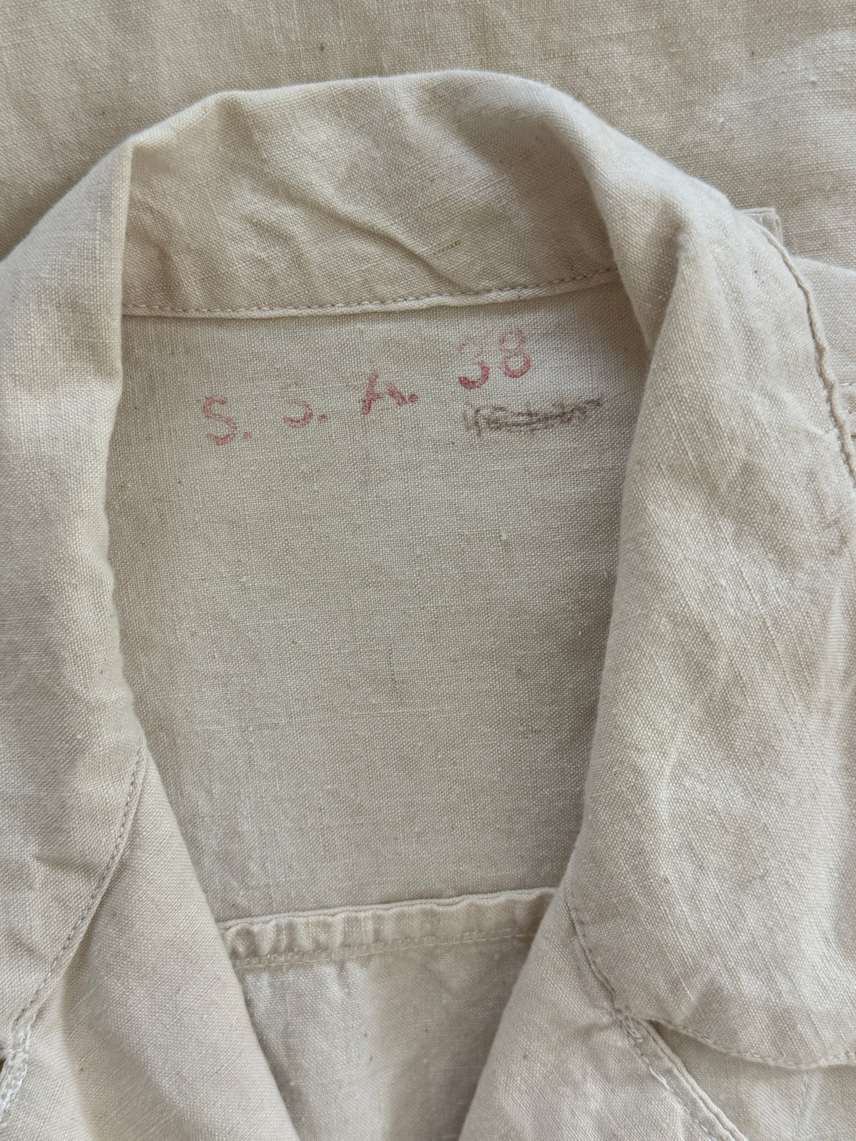 40’s French Army Hospital Trench Coat Exact Replica By 35Summers